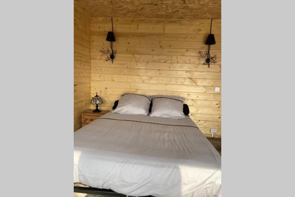 Charmant Chalet Pour 2 Personnes Spa Prive Massillargues-Attuech Buitenkant foto