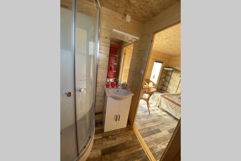Charmant Chalet Pour 2 Personnes Spa Prive Massillargues-Attuech Buitenkant foto